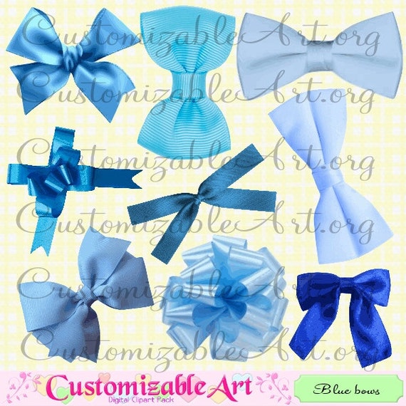 Blue Bow Clipart Digital Baby Blue Light Blue Bow Tie Ribbon