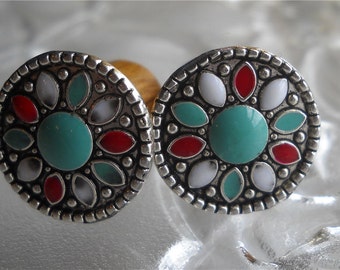0g Plug, 00g Plug, 11mm Plug, 1/2" Plug, Turquoise Enamel Plug