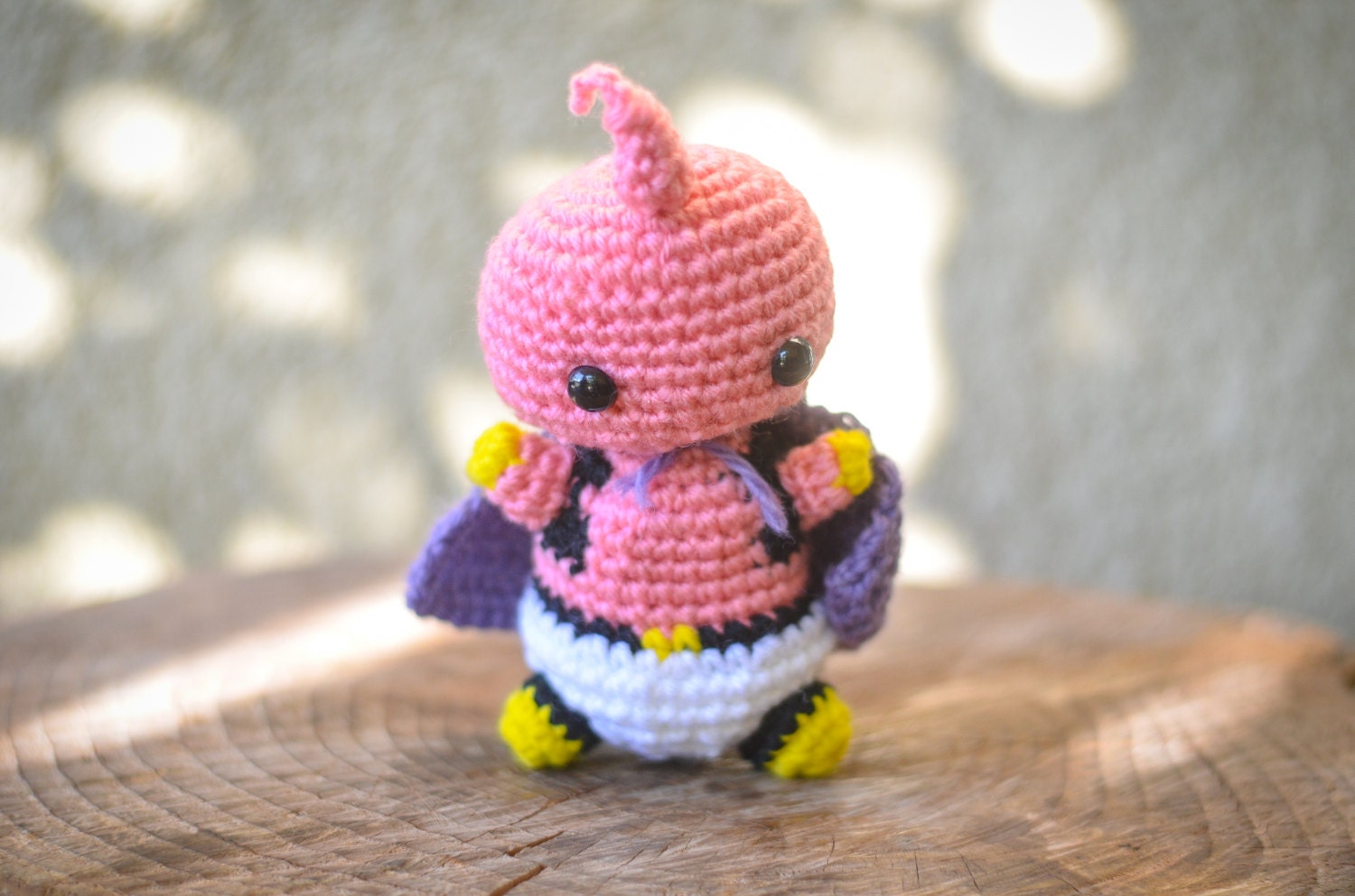 Majin Buu Dragon Ball Z Crochet Plush Amigurumi by handmadebykimm