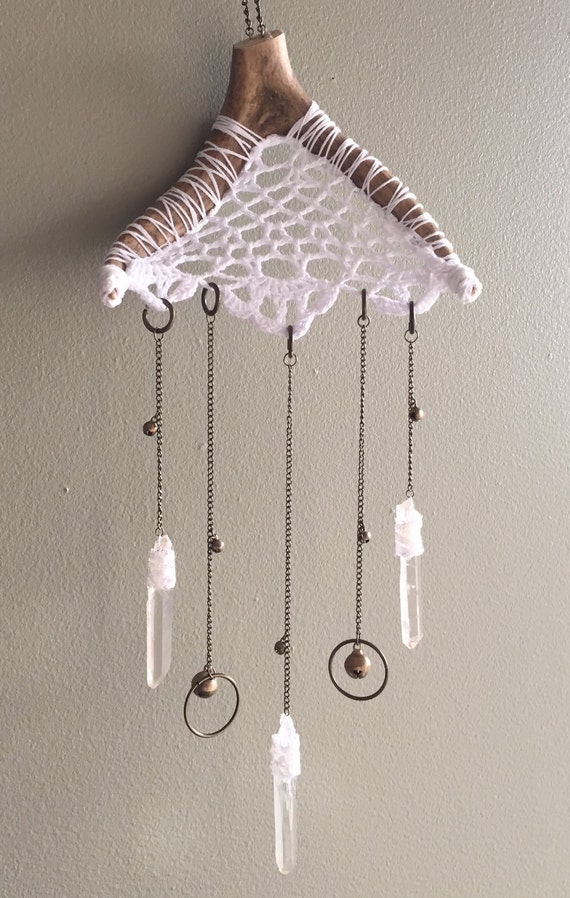 Deer Wind Chimes Rocketshotz Crotched Deer Antler Dreamcatcher Wind Chime With Universal