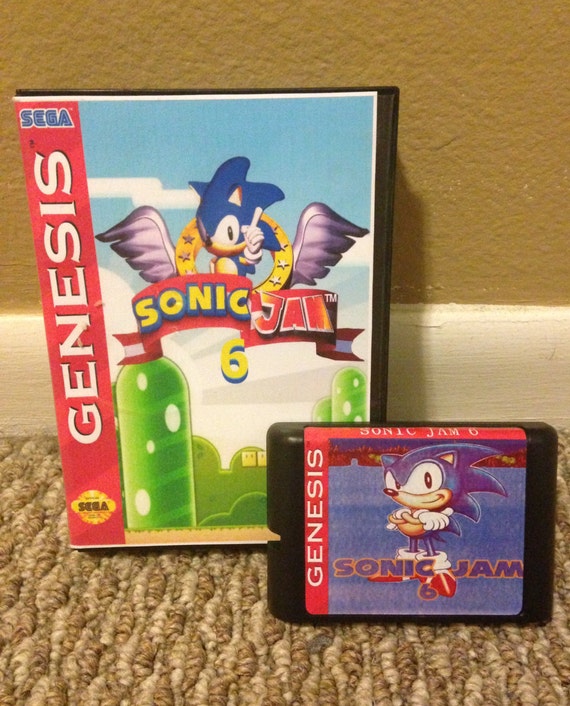 Sonic Jam 6 Fan Made Custom Sega Genesis Game. 16bit Works on