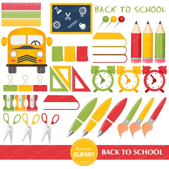 clipart back to school supplies - photo #48