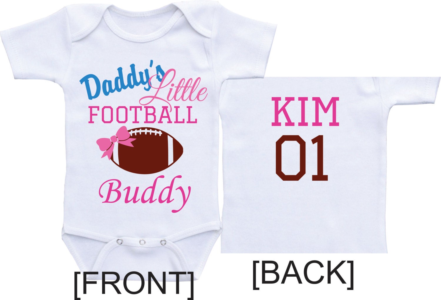 Daddy's Little Football BuddyFootball Sports Outfit