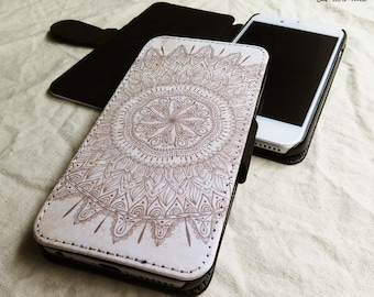 TRIBAL MOTIF iPhone Wallet. Bali iPhone 6 Wallet. Boho iPhone 6 Plus Wallet. Beach iPhone 5 Wallet. Bohemian iPhone 5C Wallet. Ethnic iP4.
