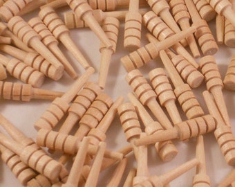 25 Unfinished Wood Cribbage Pegs, Wood Cribbage Pegs, Cribbage Pegs, Wood Pegs