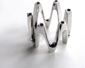 Mid Century Modern MCM Jens Quistgaard Dansk Silver Plate Crown Candle Holder Candelabra Jens Quistagaard IHQ Made in France