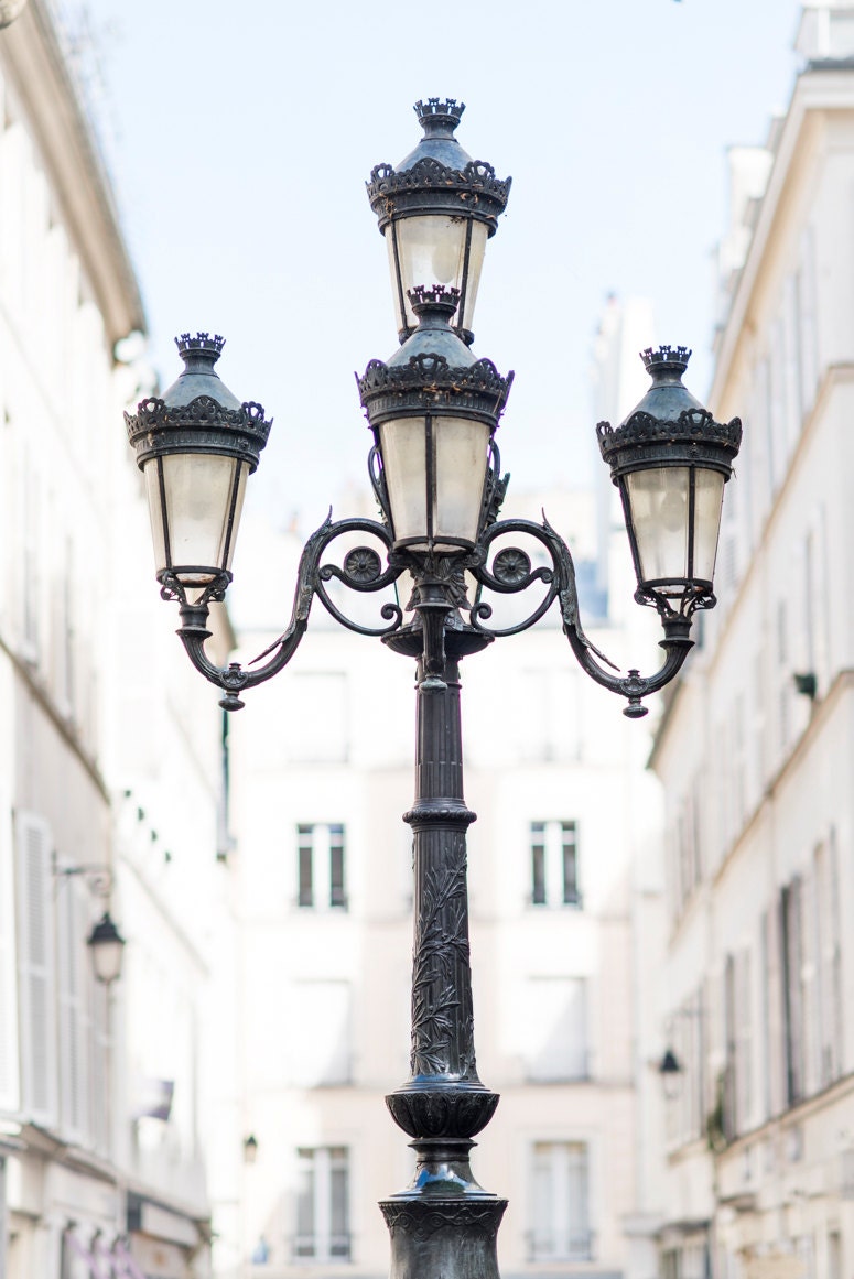 Paris Graphy Lamp Post On Place Furstenberg