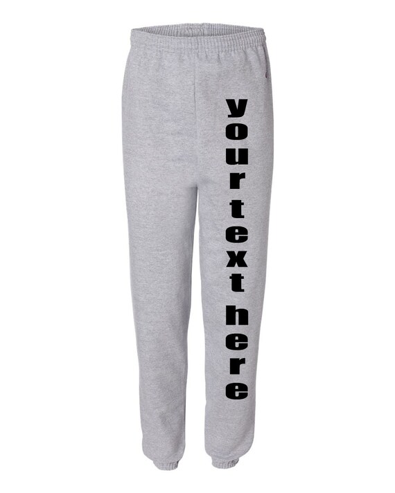 custom sweatpants champion