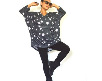 Oversize women clothing, Plus size clothing, Maternity clothing, Long sleeve tunic, Oversize women tunic, Casual clothing for women