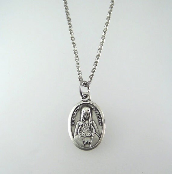 Our Lady of the Most Holy Trinity Medal Necklace