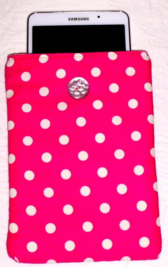 Larger Size Tablet Sleeve Handmade Tablet by UniqueSewingBoutique