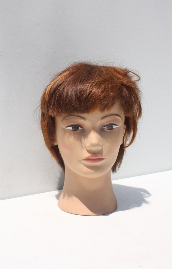 Vintage Mannequin Head Display Cosmetology Human by cybersenora Vintage Mannequin Head Display Cosmetology Human by cybersenora