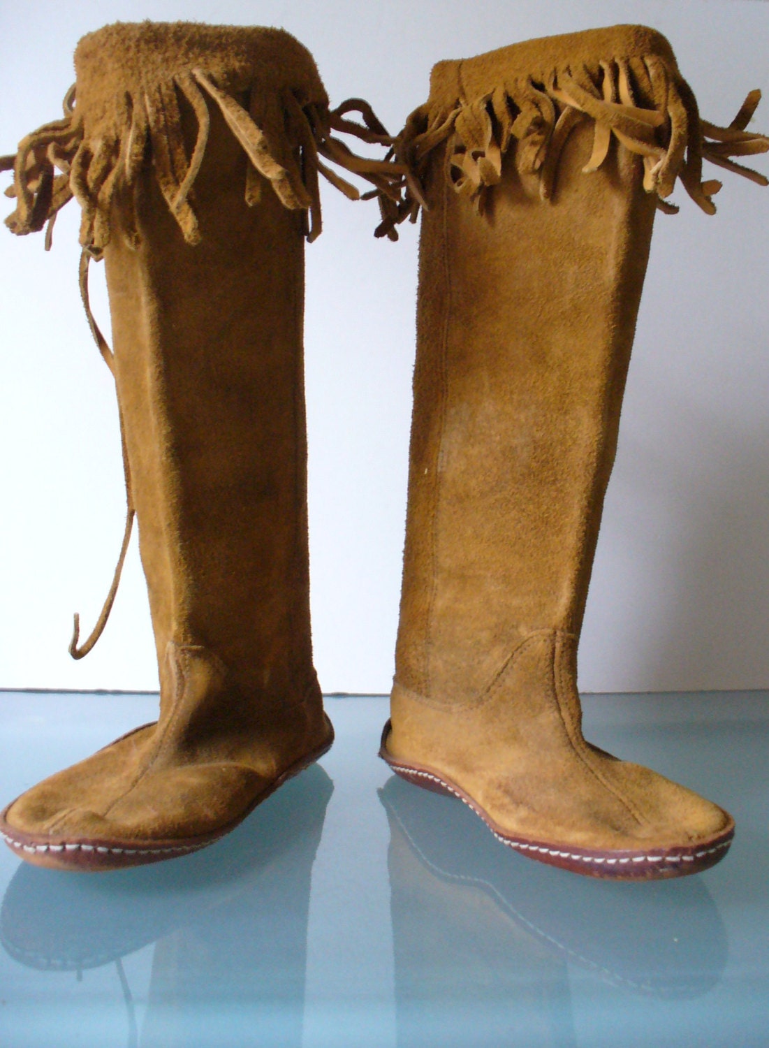 suede moccasin boots