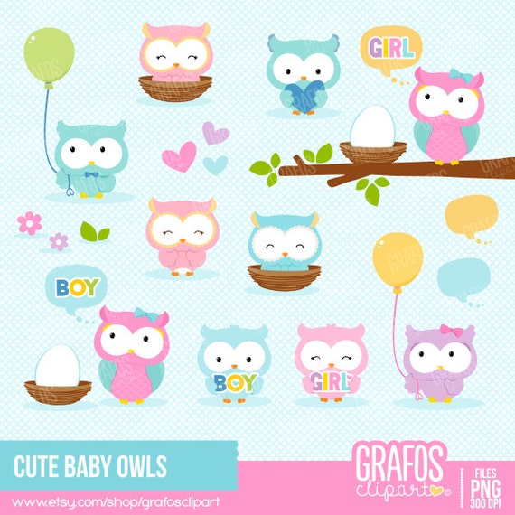 free owl clipart for baby shower - photo #38