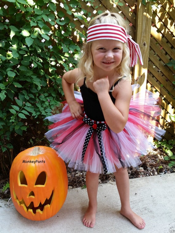 Girls Pirate Tutu Baby Pirate Tutu Toddler Girl Halloween