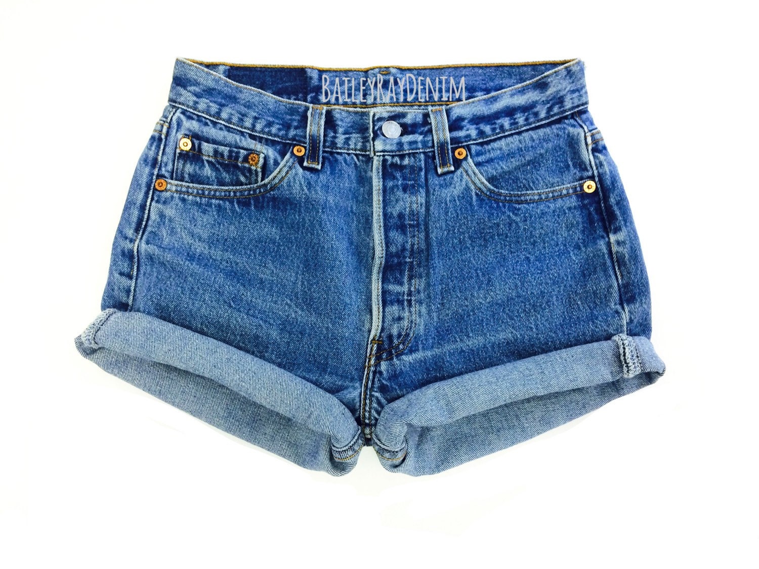 levis vintage denim shorts