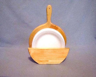 Paper plate holder | Etsy