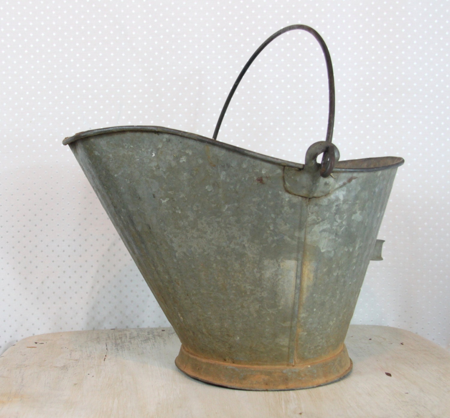 Coal Bucket, Scuttle, Ash Bucket, Fireplace Decor, Kindling Bucket