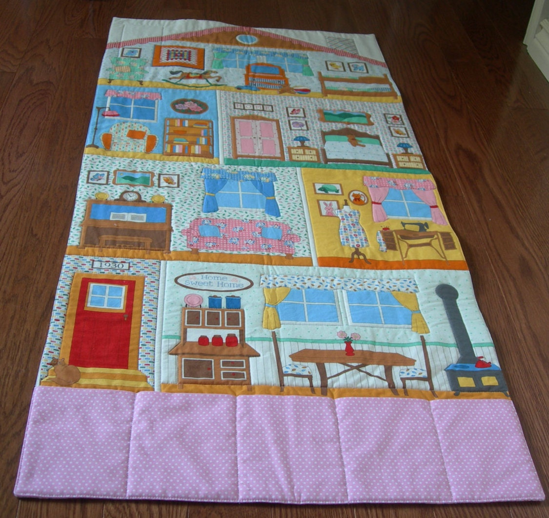 Doll House Play MatPlaymatPlay MatsDollGirl Christmas