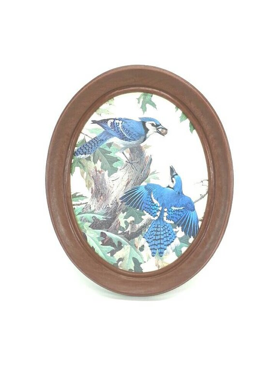 Large Oval Frame Holds 10x13 Picture Vintage Plastic Burwood