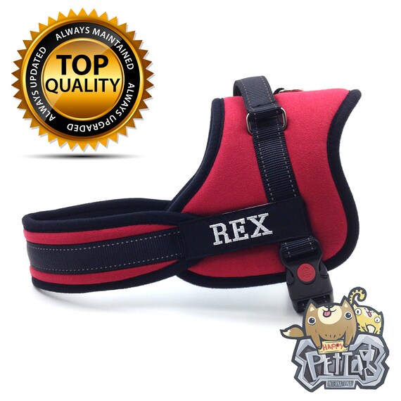 Items similar to Personalized Dog Harness, Happy Pet Harness, Dog