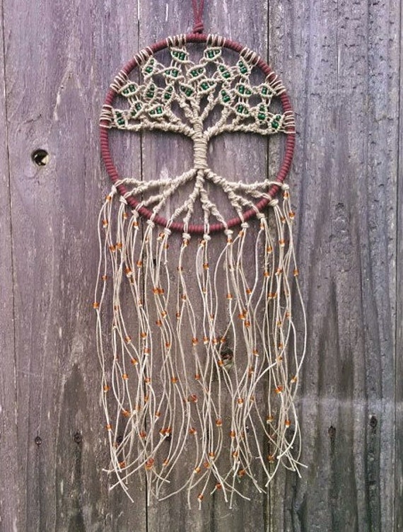 Macrame Tree of Life Wall Hanging / Hemp Wall by Evergreenbohemian