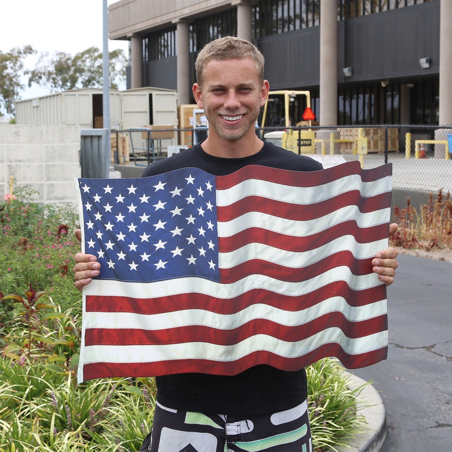 American Flag USA Plasma Cut Flag United States of by SurfToSummit