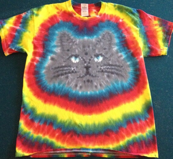 Cat Tie Dye Shirt Tye Die FREE SHIPPING Customizable!!