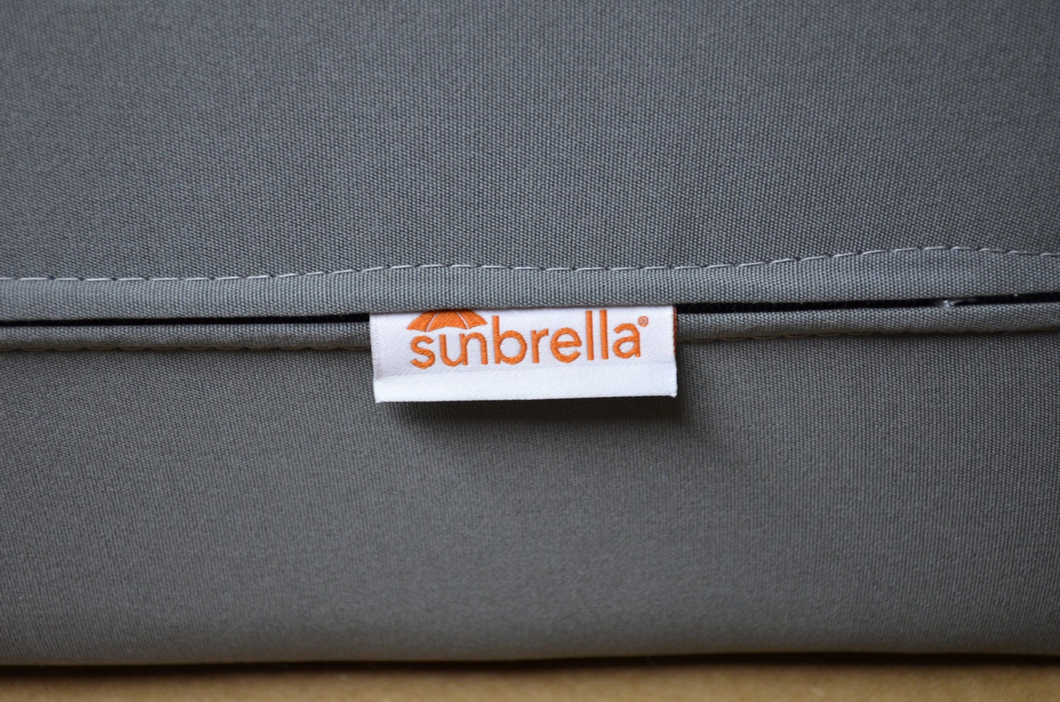 Daybed Wedge Bolster Foam and Cover Sunbrella Charcoal