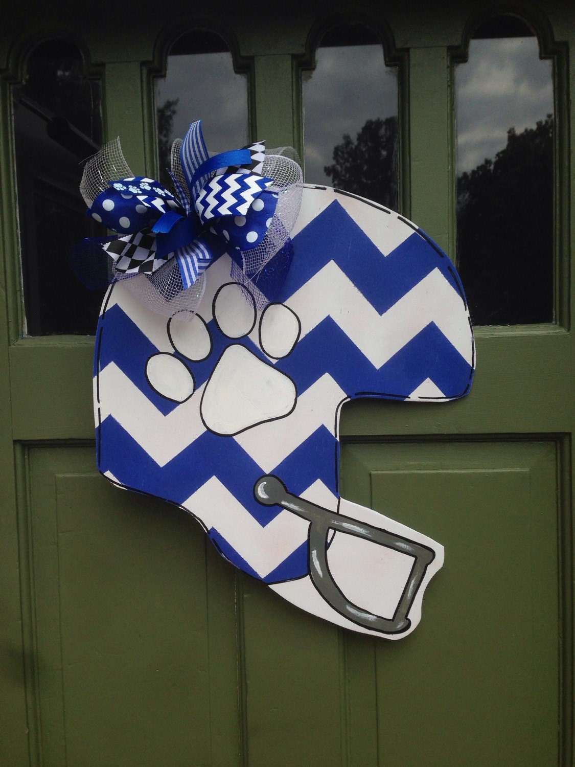Football Helmet Door Hanger