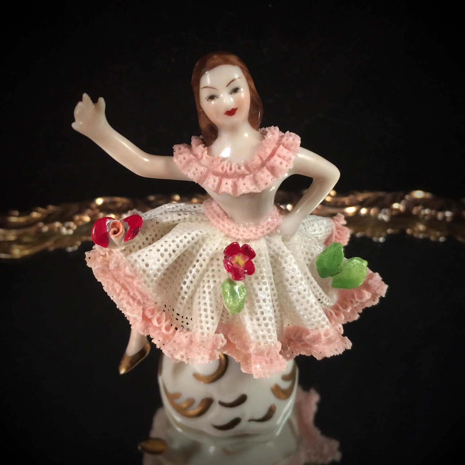 Dresden Figurine Porcelain Figurine Dresden Porcelain Doll