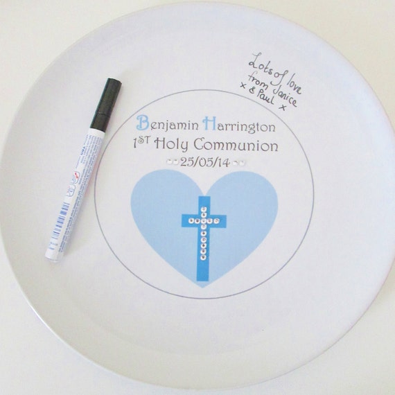 Personalised Holy Communion plate