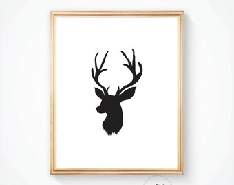 Deer Wall Art deer and mrs rabbit print deer wall art deer poster deer decor Deer Wall Art deer and mrs rabbit print deer wall art deer poster deer decor
