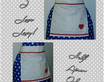 Vintage Lucy Half Apron
