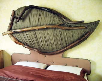 Driftwood Decorated Headboard
