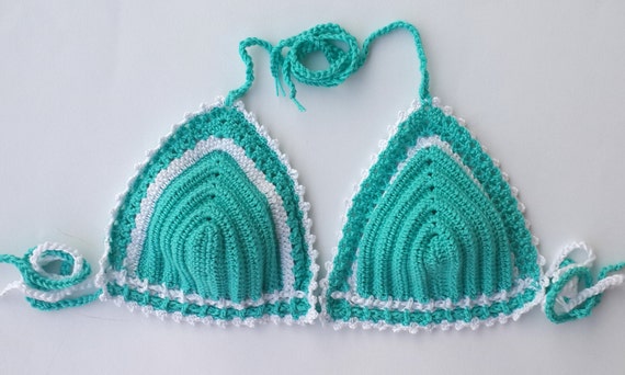 Crochet Brazil Bikini Turquaz Blue Color Sexy Bikini Women