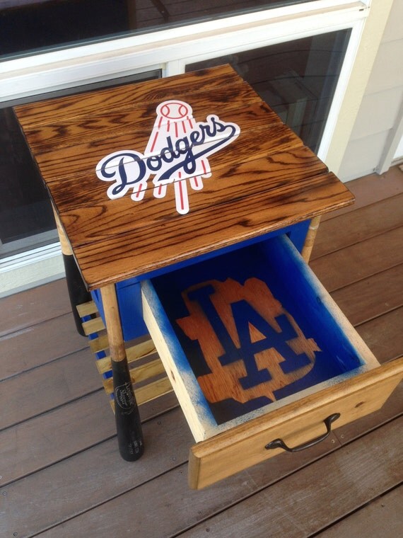 Baseball Nightstand by on Etsy