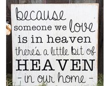 Popular items for heaven in our home on Etsy