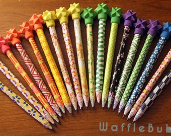 Japanese Origami Pencils - Set of 10