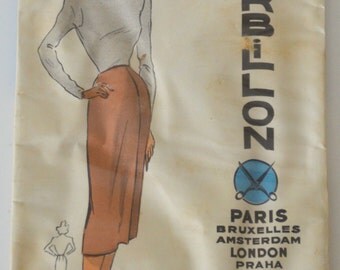 Patron of couture vintage "Herbillon" n J 9053 50s