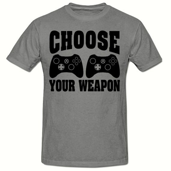 Choose your weapon t shirtmen&rsquo;s t shirt sizes small