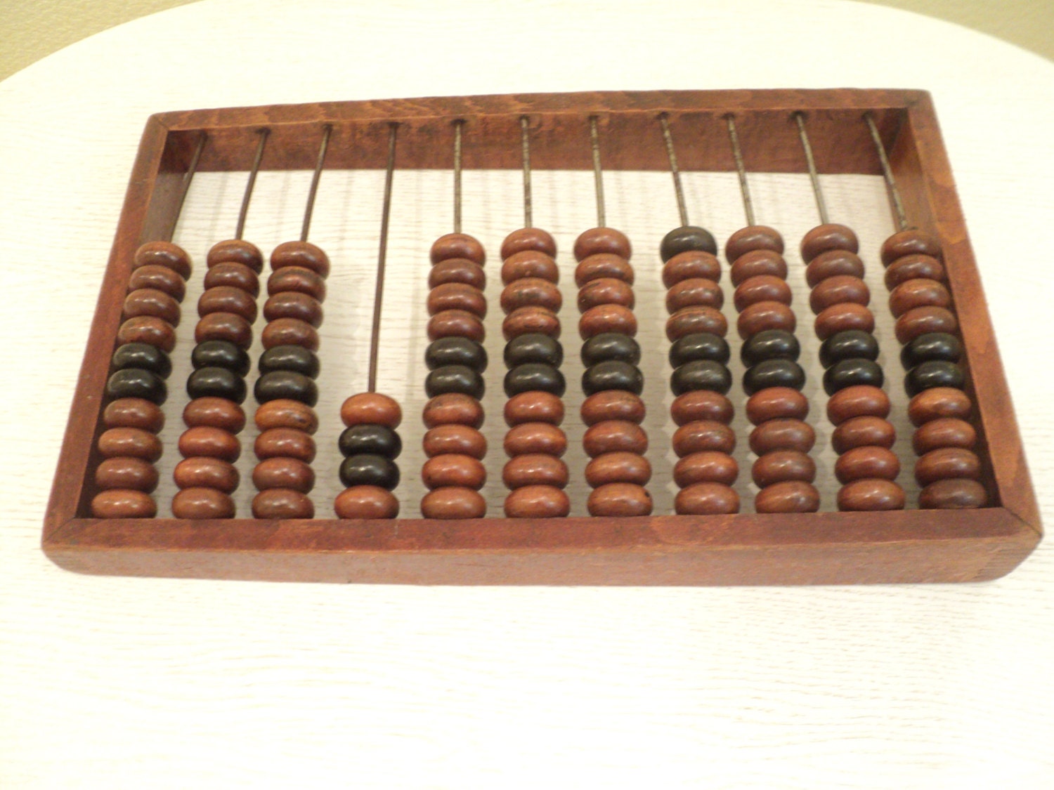 Very Large Abacus Old wooden abacus Metal Wooden Frame