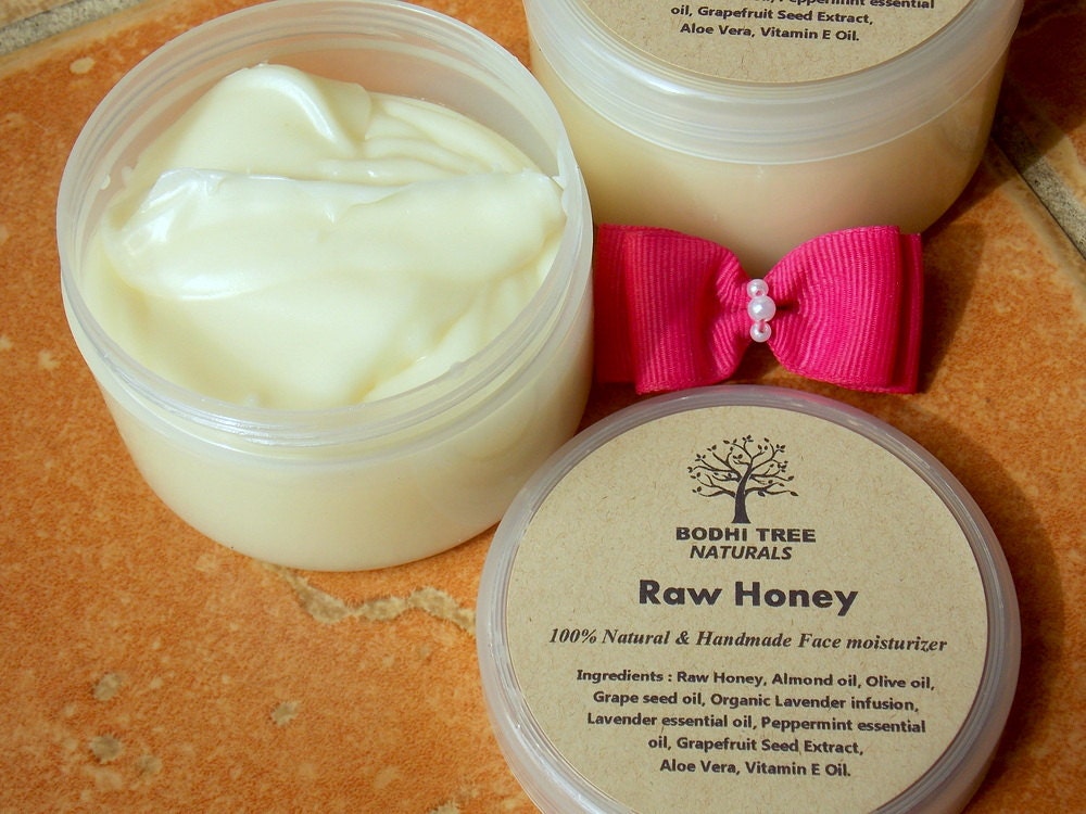 4oz Raw Honey Face Moisturizer Raw honey by BodhiTreeNaturals