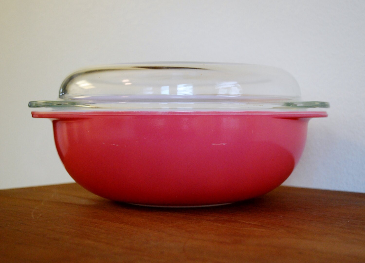 Vintage Pyrex Flamingo Pink Casserole 024 With Lid 2 Quart Mixing Serving Bowl Haute Juice