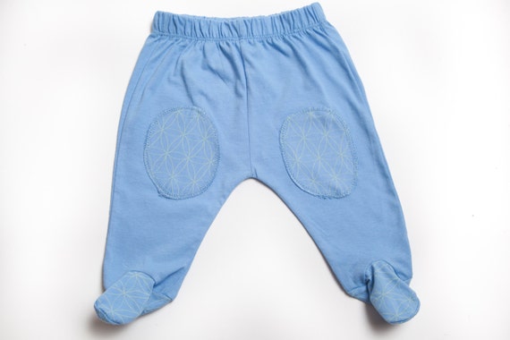 pants months, with 0 with Organic   100 3  pattern leggings certified baby footies organic footies baby
