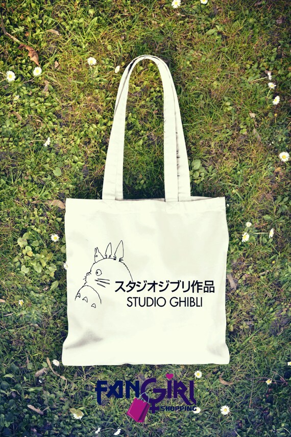 Studio Ghibli Inspired Anime Canvas Tote Bag by