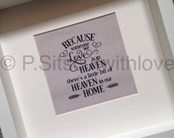 Because someone we love in in heaven quote, saying SVG file