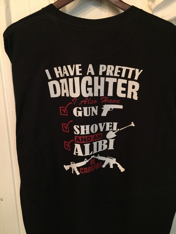 dad with daughters shirt