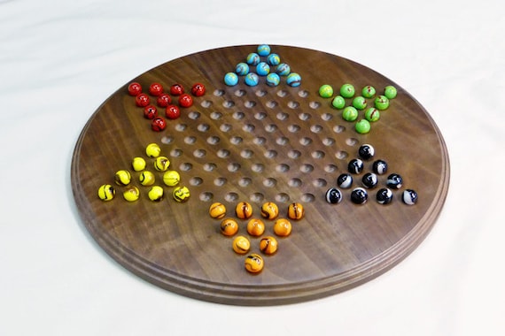 chinese checkers with marbles