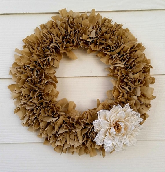 shabby chic wreath fabric wreath rag wreath indoor decor shabby chic wreath fabric wreath rag wreath indoor decor
